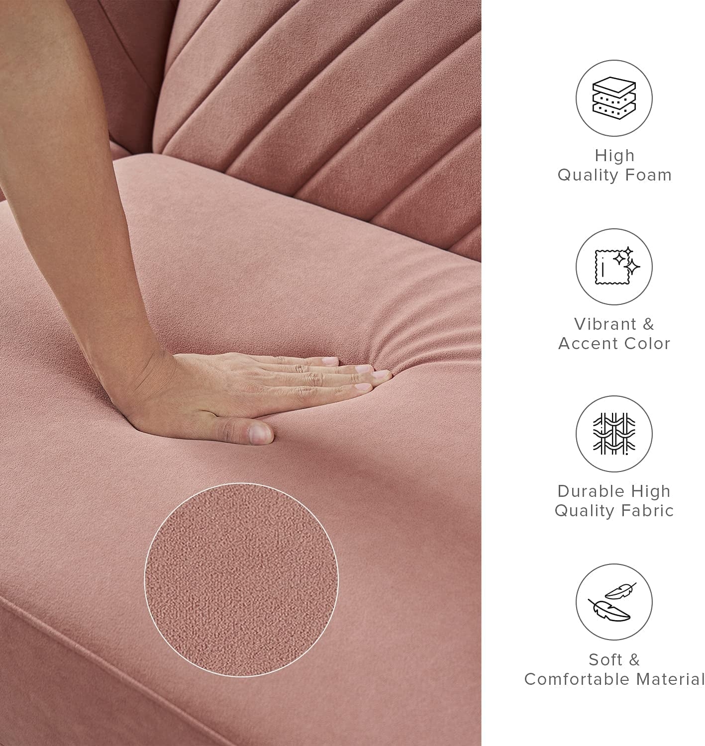 Chloe Futon Sofa Bed With Adjustable Back And Tapered Legs