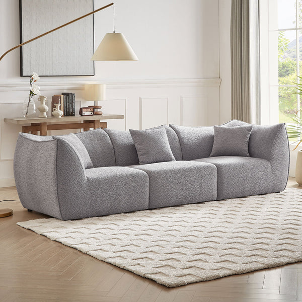 111 inch Sofa, Comfy Sofa Couch with  Deep Seats Modern Sofa- 3 Seater