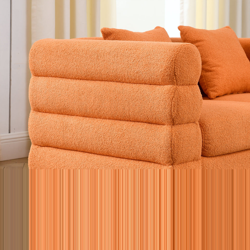 81.5-Inch Oversized Corner Sofa Covers, L-Shaped Sectional Couch,