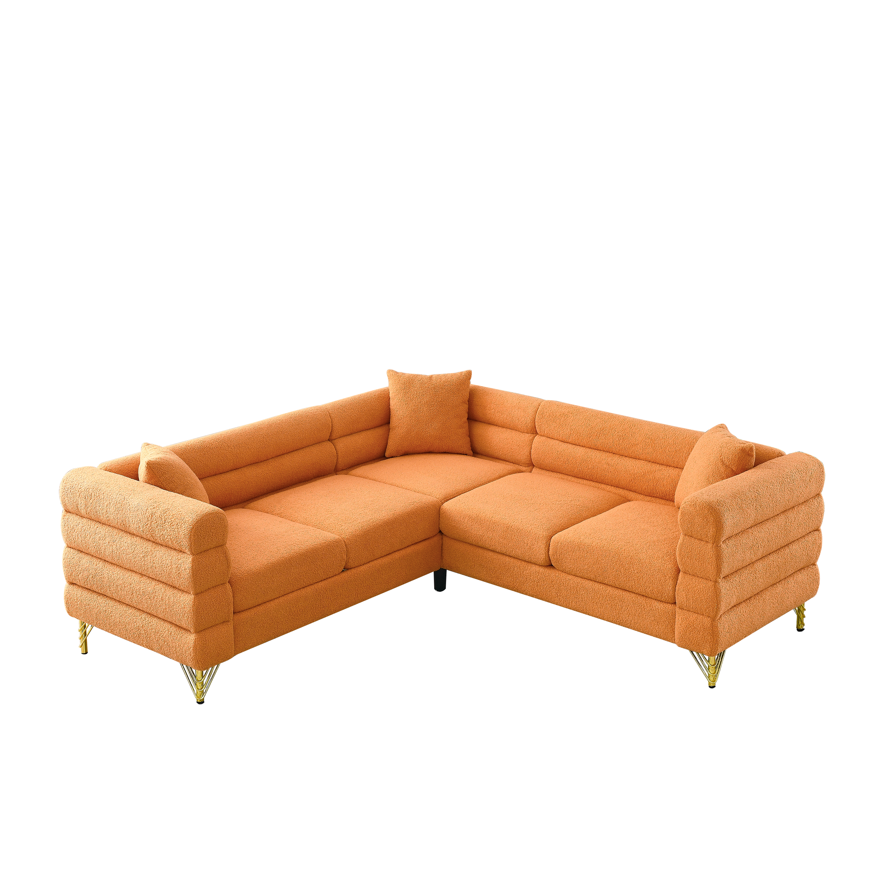 81.5-Inch Oversized Corner Sofa Covers, L-Shaped Sectional Couch,