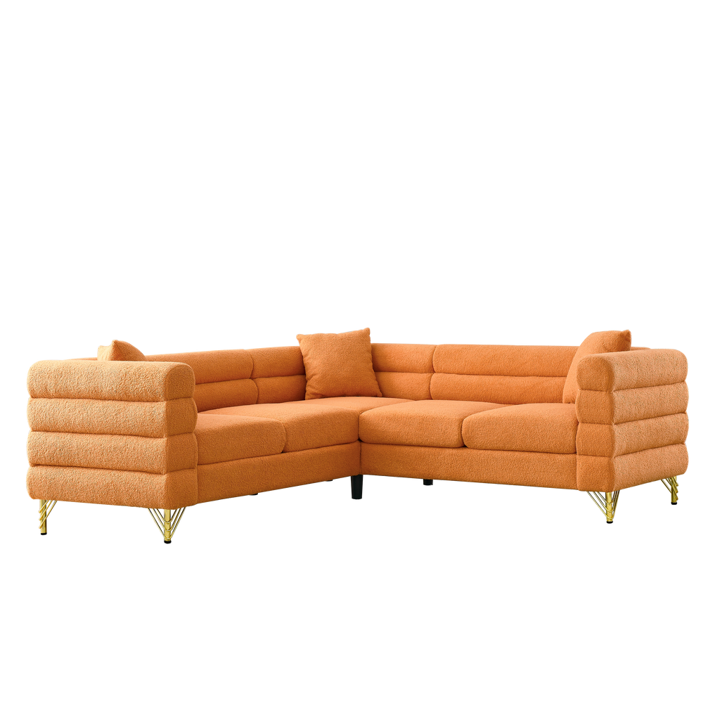 81.5-Inch Oversized Corner Sofa Covers, L-Shaped Sectional Couch,